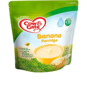 Cow & Gate Banana Porridge 125g Made in UK