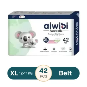 Aiwibi Australian Premium Baby Belt XL Diaper 12-17 Kg 42 Pcs
