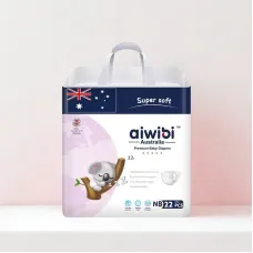 Aiwibi Australian Premium Baby Diaper Newborn Belt 0-5 Kg 22 Pcs