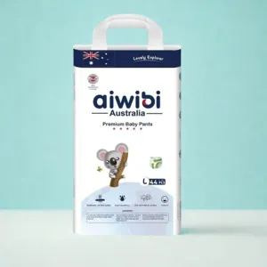 Aiwibi Australian Premium Baby Diaper Pant L 9-14 Kg 44 Pcs