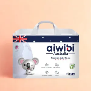Aiwibi Australian Premium Baby Diaper Pant XXL 16-21 Kg 36 Pcs