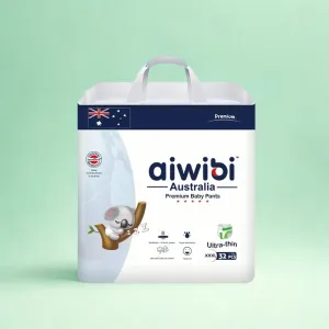 Aiwibi Australian Premium Baby Diaper Pant XXXL 18+ Kg 32 Pcs