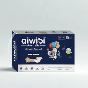 Aiwibi Ultimate Comfort Baby Diaper Belt M 06-11 Kg 54Pcs