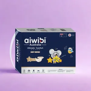 Aiwibi Ultimate Comfort Baby Diaper Belt S 4-8 Kg 60Pcs