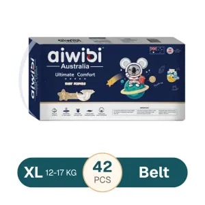 Aiwibi Ultimate Comfort Baby Diaper Belt XL 12-17Kg 42Pcs