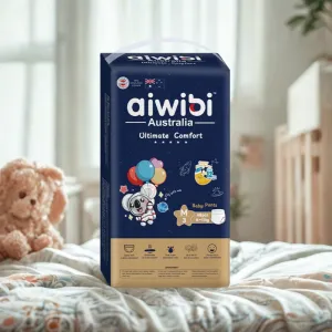 Aiwibi Australia Ultimate Comfort Baby Diaper Pant M 6-11Kg 48pcs