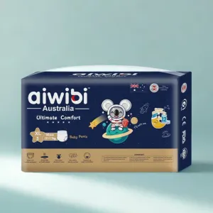 Aiwibi Australia Ultimate Comfort Baby Diaper Pant XL 12-17Kg 40 pcs