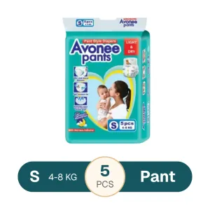 Avonee Pants Baby Diaper MINI Size S (4-8 KG)-5PCS
