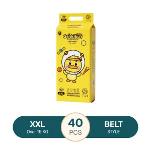 Genkikun Baby Diapers Belt 2XL - 40 Pcs (Over 15kg)