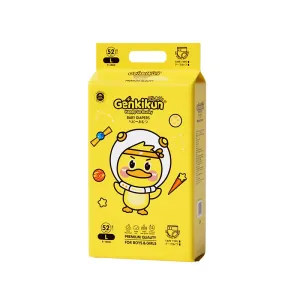 Genkikun Baby Diapers Belt L - 52 Pcs (9-14kg)