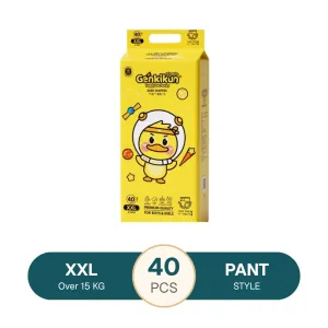 Genkikun Premium Baby Diapers Pant 2XL – 40 pcs (Over 15 kg)