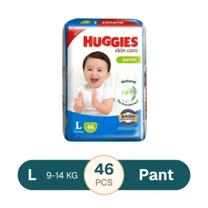 Huggies Skincare Pants L 9-14Kg - 46Pcs
