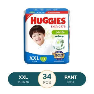 Huggies Skincare pants XXL 15-25kg - 34Pcs