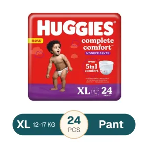 Huggies Wonder Pants Baby Diaper XL 12-17Kg - 24 pcs