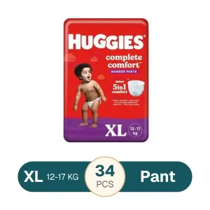 Huggies Wonder Pants Baby Daiper 12-17kg - 34 Pcs