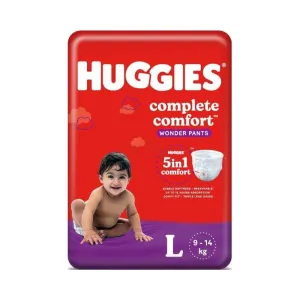 Huggies Wonder Pants Baby Diaper L 9-14kg 42ps