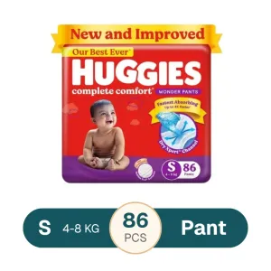 Huggies Wonder pants S 4-8kg 86Pcs