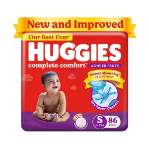 Huggies Wonder pants S 4-8kg 86Pcs