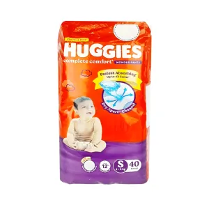 Huggies Wonder Pants Baby Diaper S 4-8kg 40pcs