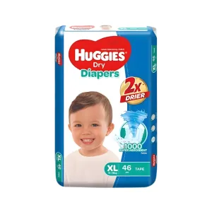 Huggies Dry XL Belt Diaper 11-16kg - 46 Pcs