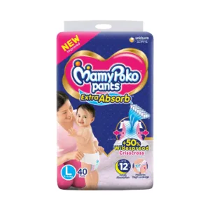 MamyPoko Baby Diaper Pants Large 9-14 kg - 40 pcs