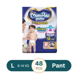 MamyPoko Pants Large 9-14 Kg 48 Pcs (Made in India)