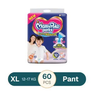 MamyPoko Pants XL 12-17 Kg 60 Pcs (Made in India)