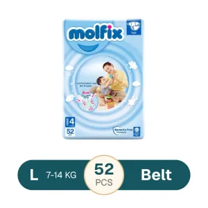 Molfix Jumbo Maxi Belt 7-14 Kg 52 Pcs (Made in Turkey)