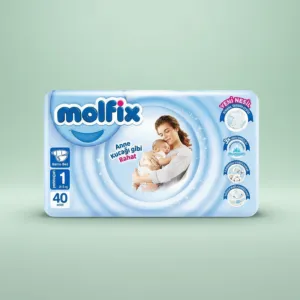 Molfix Twin Newborn Belt 2-5 Kg 40 Pcs (Made in Turkey)