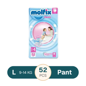 Molfix Baby Diaper Pants 4 Maxi 9-14 kg 52 pcs