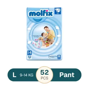 Molfix Jumbo Maxi Pants 9-14 Kg 52 Pcs (Made in Turkey)