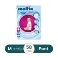 Molfix Baby Diaper Pants Jumbo Midi 6-11 kg 58 Pcs (Made in Turkey)