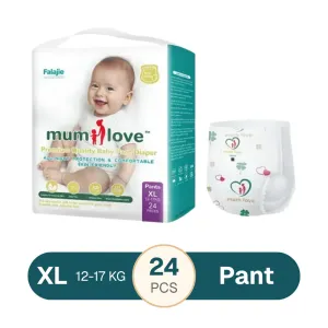 Mumlove Ultra Thin Baby Pant Diaper XL 12-17kgs - 24 pcs