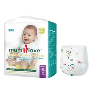 Mumlove Ultra Thin Baby Pant Diaper XL 12-17kgs - 24 pcs