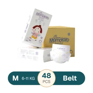 Momotaro Baby Diapers Belt M - 48 Pcs (6-11kg)