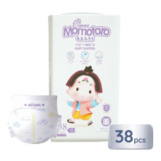 Momotaro Baby Diapers Belt XL - 38 Pcs (12-17kg)