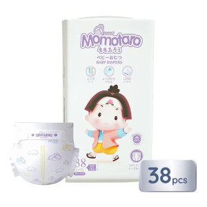 Momotaro Baby Diapers Belt XL - 38 Pcs (12-17kg)