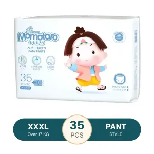 Momotaro Baby Diapers Pant 3XL - 35 Pcs (Over 17kg)
