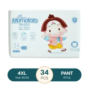 Momotaro Baby Diapers Pant 4XL - 34 Pcs (Over 20kg)