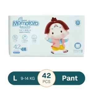 Momotaro Baby Diapers Pant L - 42 Pcs (9-14kg)