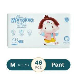 Momotaro Baby Diapers Pant M - 46 Pcs (6-11kg)