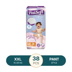 Paisoft Premium Baby Diaper Pants XXL 15-25 kg - 38 pcs