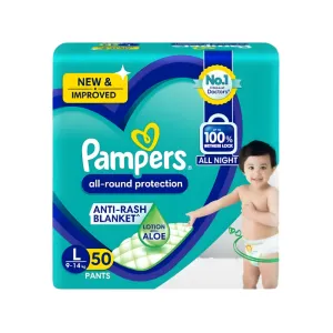 Pampers All round Protection Pants Large 9-14 kg - 50 pcs
