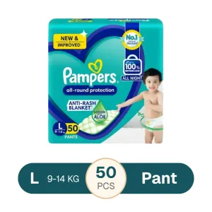 Pampers All round Protection Pants Large 9-14 kg - 50 pcs