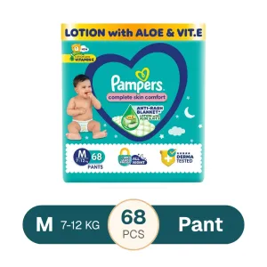 Pampers All round Protection Daiper Pants Medium 7-12kg - 68 Pcs