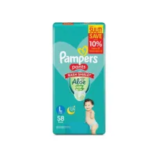 Pampers All round Protection Pants Large 9-14 kg - 58 Pcs