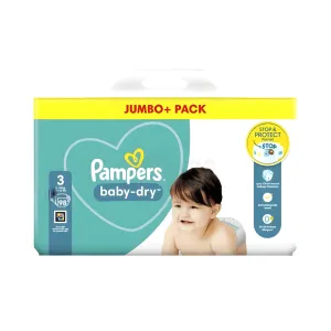 Pampers Baby Dry Belt 3 Jumbo+ Pants 6-10 kg - 98 Pcs (UK)