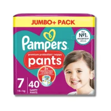 Pampers Premium Protection Nappy Pants 7 40pcs