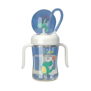 Fun Fountain Baby Straw Cup - Multi-Lid Learning Cup (6+ Months)
