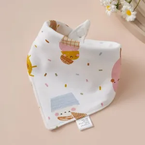 Baby Triangle Cotton Bib - Small Cone